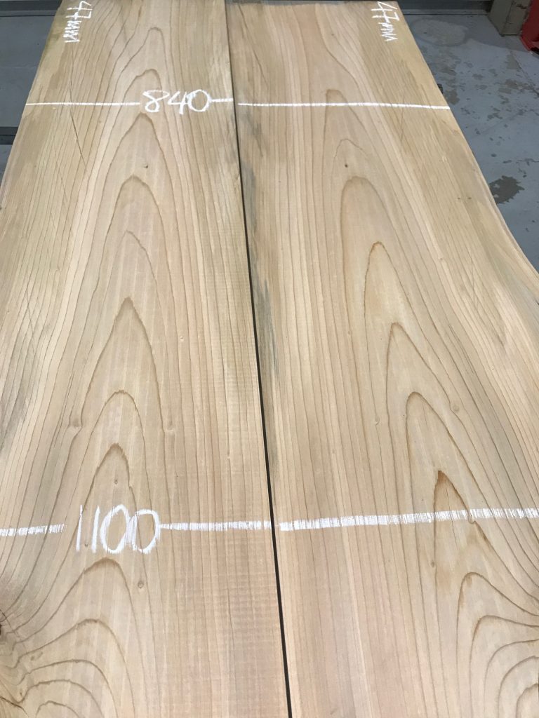 Cedar Book Matched Pair #003 air dried timber planks