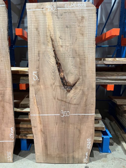 Elm #021 rough sawn kiln dried timber for sale