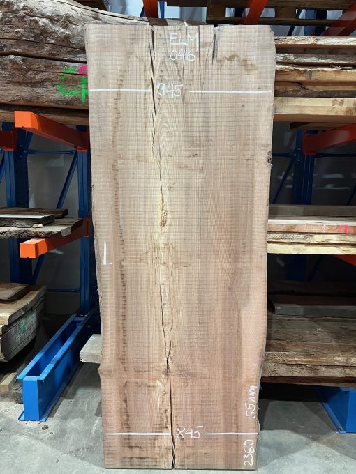 Elm #046 rough sawn kiln dried timber for sale