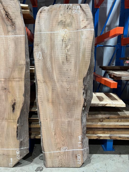 Elm #053 rough sawn kiln dried timber for sale