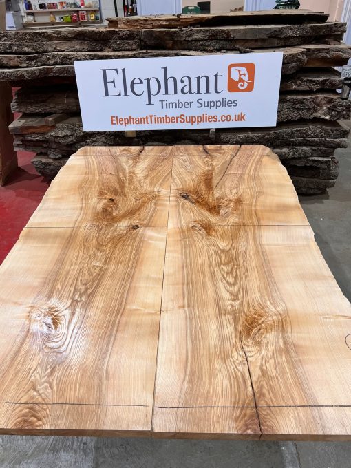Ash #002 Book Matched Pair kiln dried. Can be joined together to make a table top.