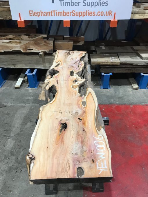 Yew #006 plank kiln dried