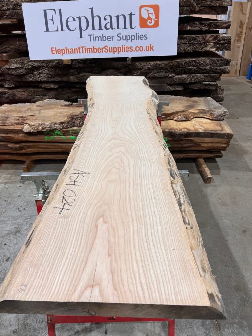 Ash #024 kiln dried piece of timber planed on both sides flat