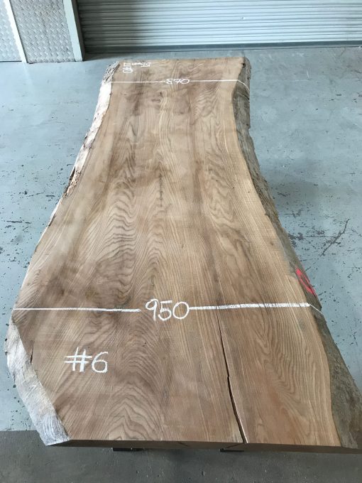 Elm #6 plank kiln dried. Rough sawn