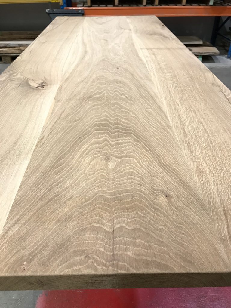 Oak table top half-finished 2460 x 910 x 46mm