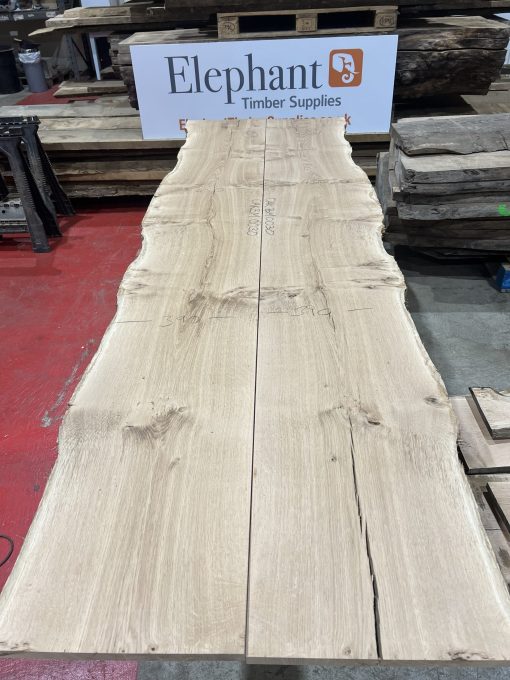 Oak Book Matched Pair #0030 kiln dried timber planks