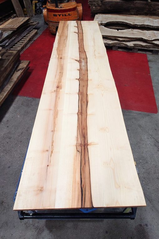 Sycamore Table Top with 1 Straight Edge