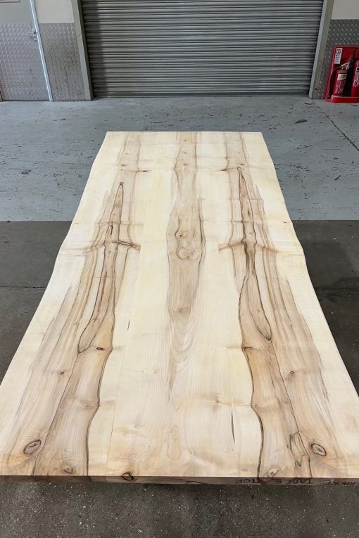 Sycamore Table Top with Live Edges Semi-Constructed