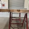 Sycamore Table Top with Live Edges Semi-Constructed
