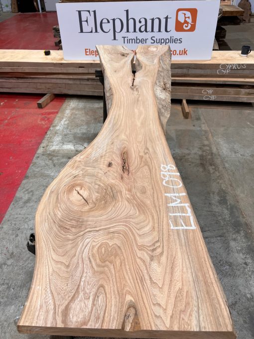 Elm #098 kiln dried and planed on both sides a piece of timber wood