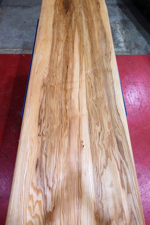 Ash Breakfast Bar 2400mm long by 750mm wide with two live edges