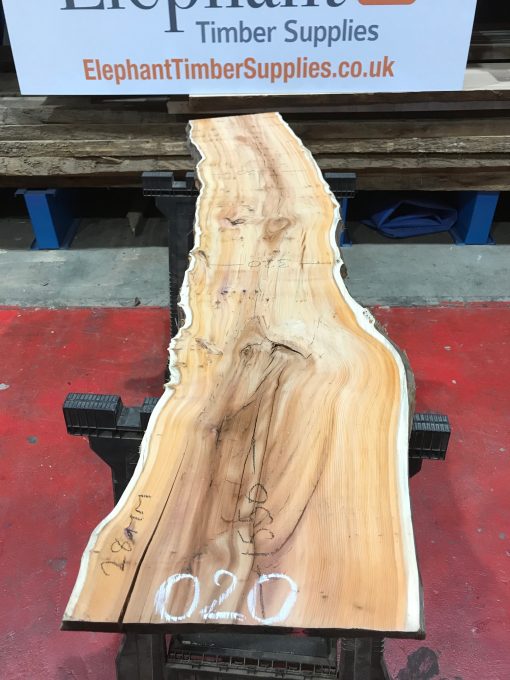 Yew kiln dried plank #020