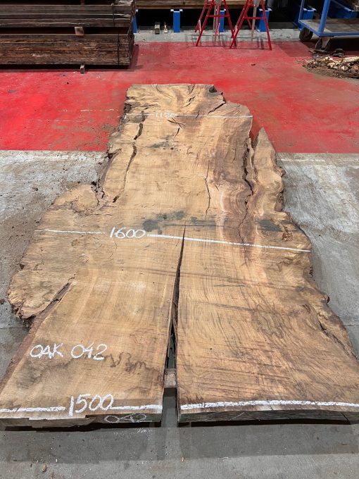 Burr Oak #042. Kiln dried slabs for making resin table tops
