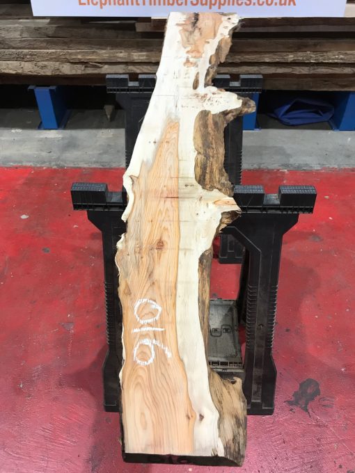Yew kiln dried timber plank #016