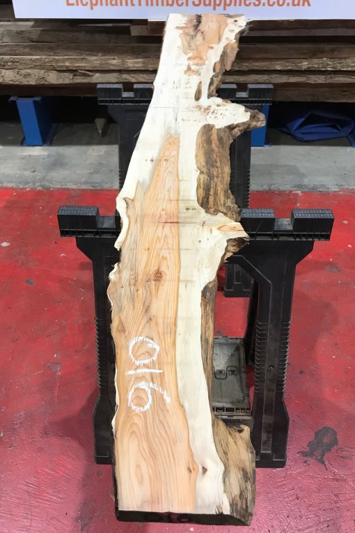 Yew kiln dried timber plank #016