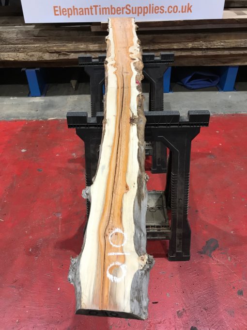 Yew kiln dried timber plank #010