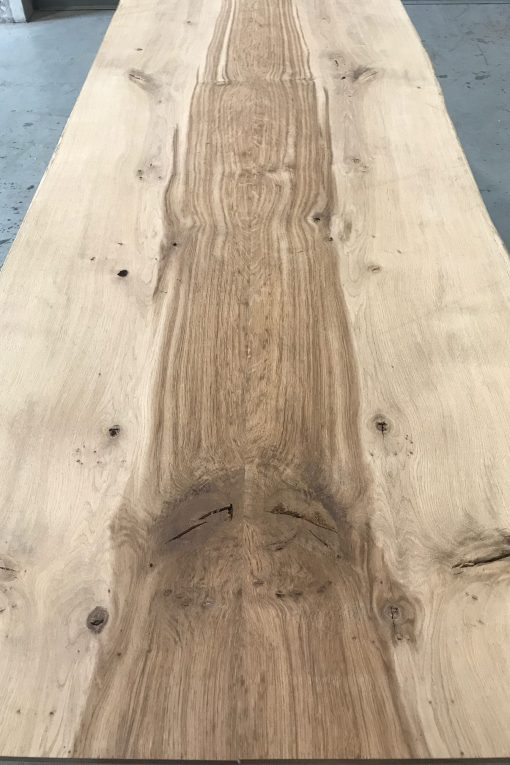 Brown Oak Table Top 2500 x 840/600 x 25mm