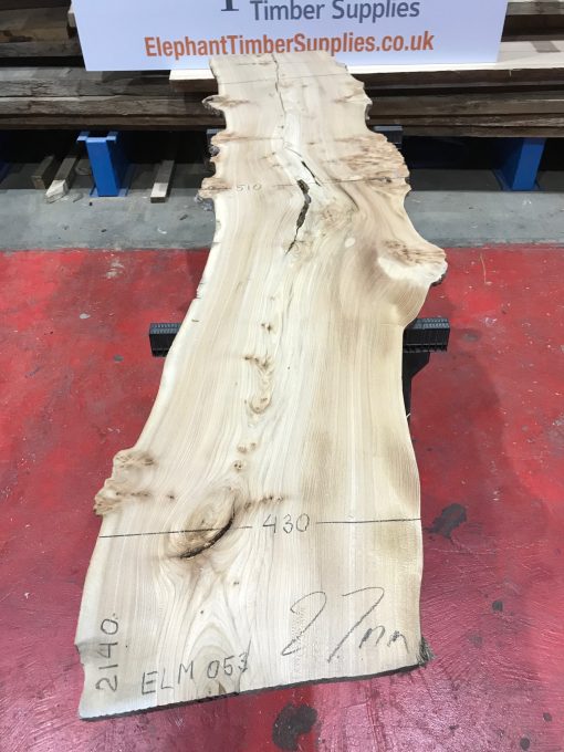Burr Elm kiln dried plank #053