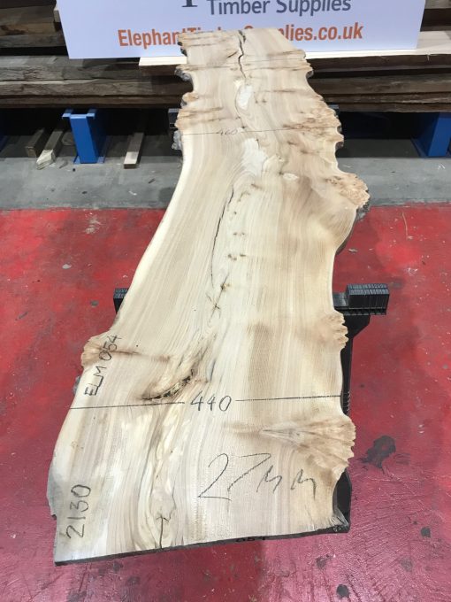 Burr Elm kiln dried plank #054