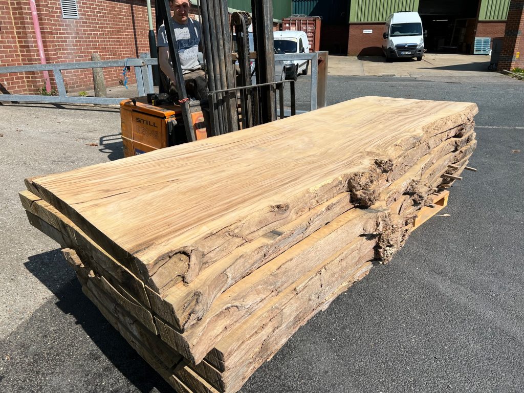 Sweet Chestnut x 3 Slabs