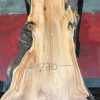 Yew kiln dried timber plank #017