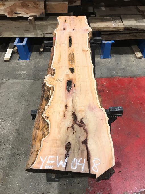 Yew #048 kiln dried plank