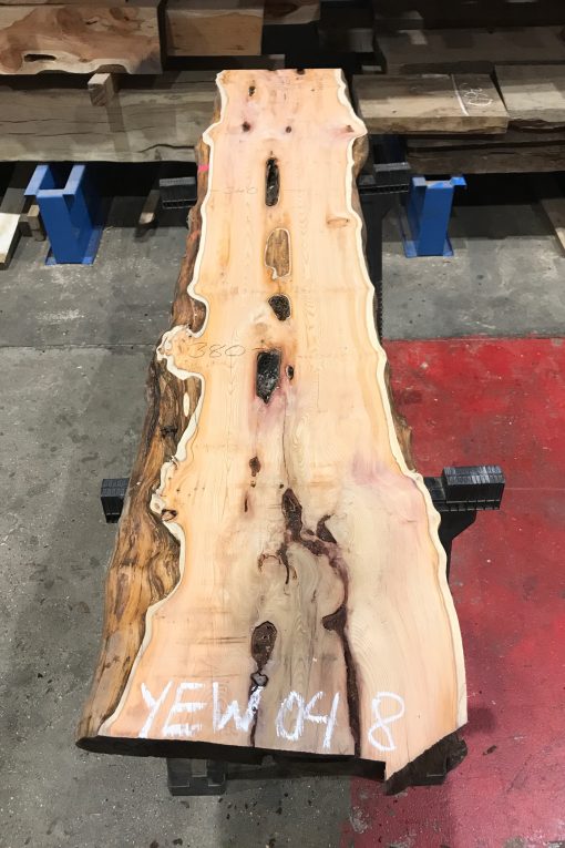 Yew #048 kiln dried plank