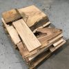 Pallet of hardwood timber offcuts