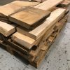 Pallet of hardwood timber offcuts