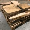 Pallet of hardwood timber offcuts