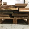 Pallet of hardwood timber offcuts