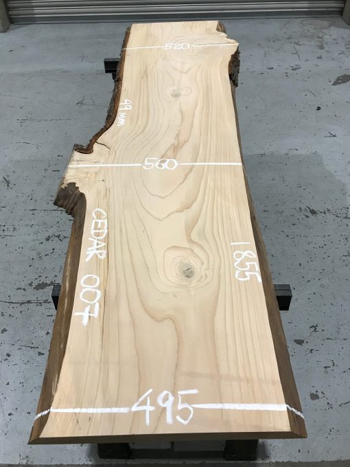 Cedar #007 air dried timber plank