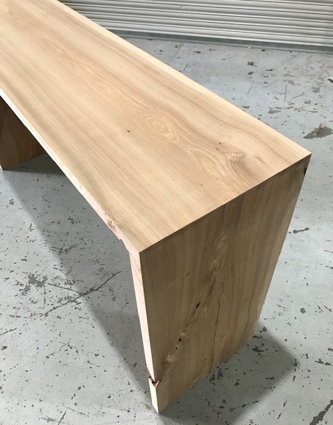 Elm Breakfast Bar with straight edges 1800 x 500 x 44mm