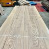 Book Matched Elm Table Top with Two Live Edge Semi Completed 2370 x 1000/1030 x 47mm