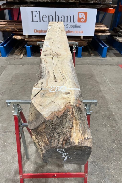 Oak Beam 2480 x 250 x 245. Air dried for 3 years.