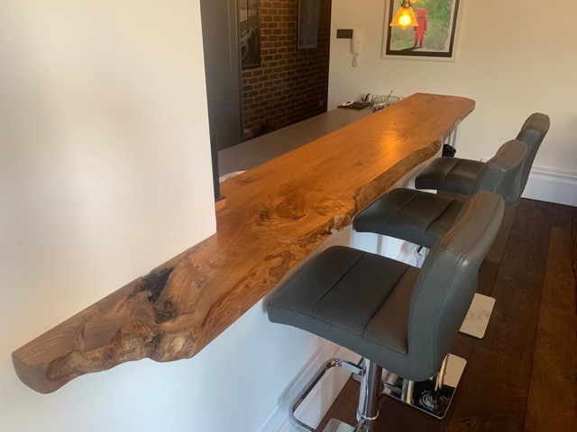 Live Edge Breakfast Bar