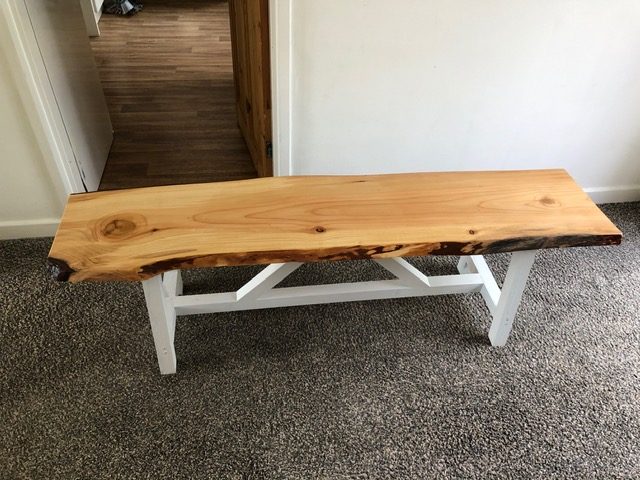 Live Edge Bench
