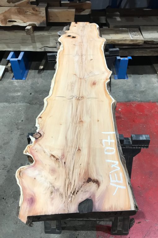 Yew #071 kiln dried plank