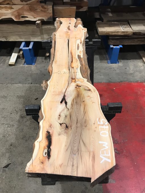 Yew #075 kiln dried plank