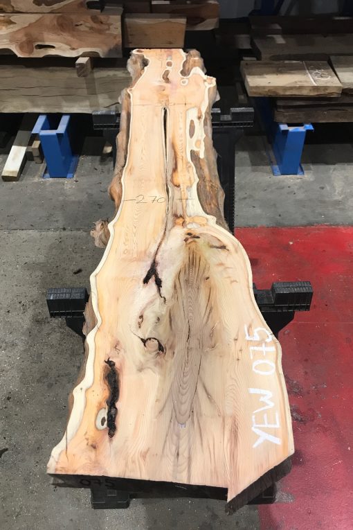 Yew #075 kiln dried plank