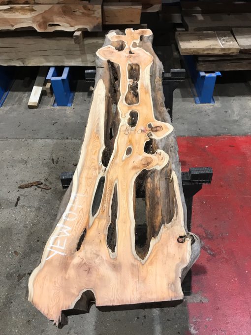 Yew #079 kiln dried plank