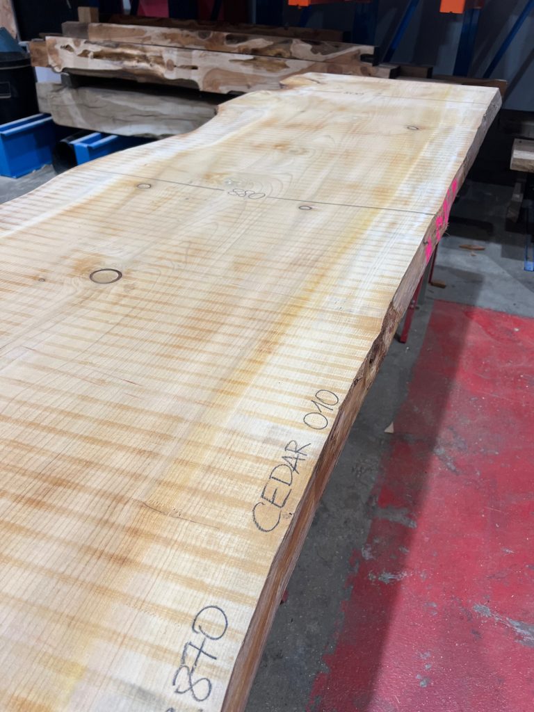 Cedar #010 kiln dried timber plank