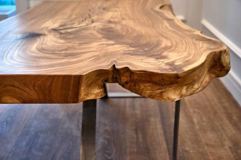 Table tops with live edges made to order.