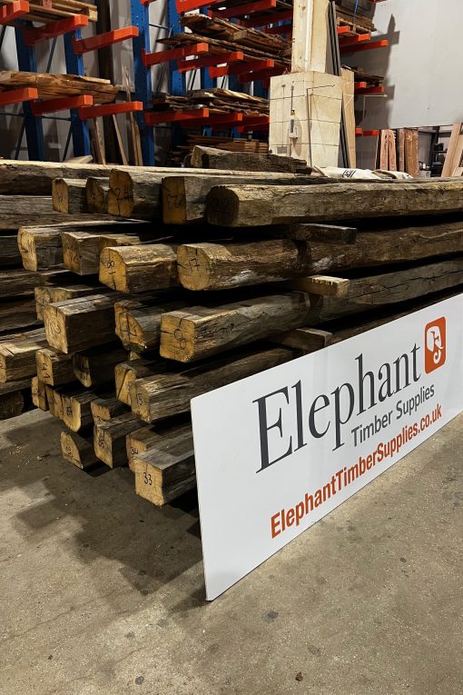 Reclaimed Oak Beams (Late 19th Century)