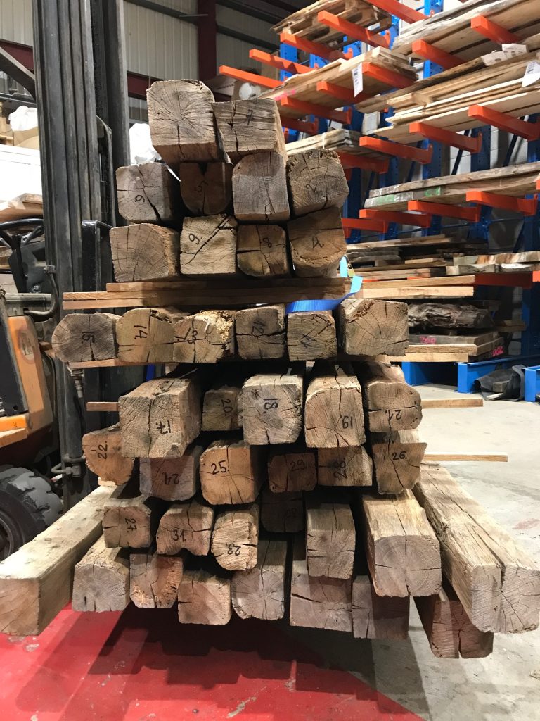 Reclaimed Oak Beams (Late 19th Century)