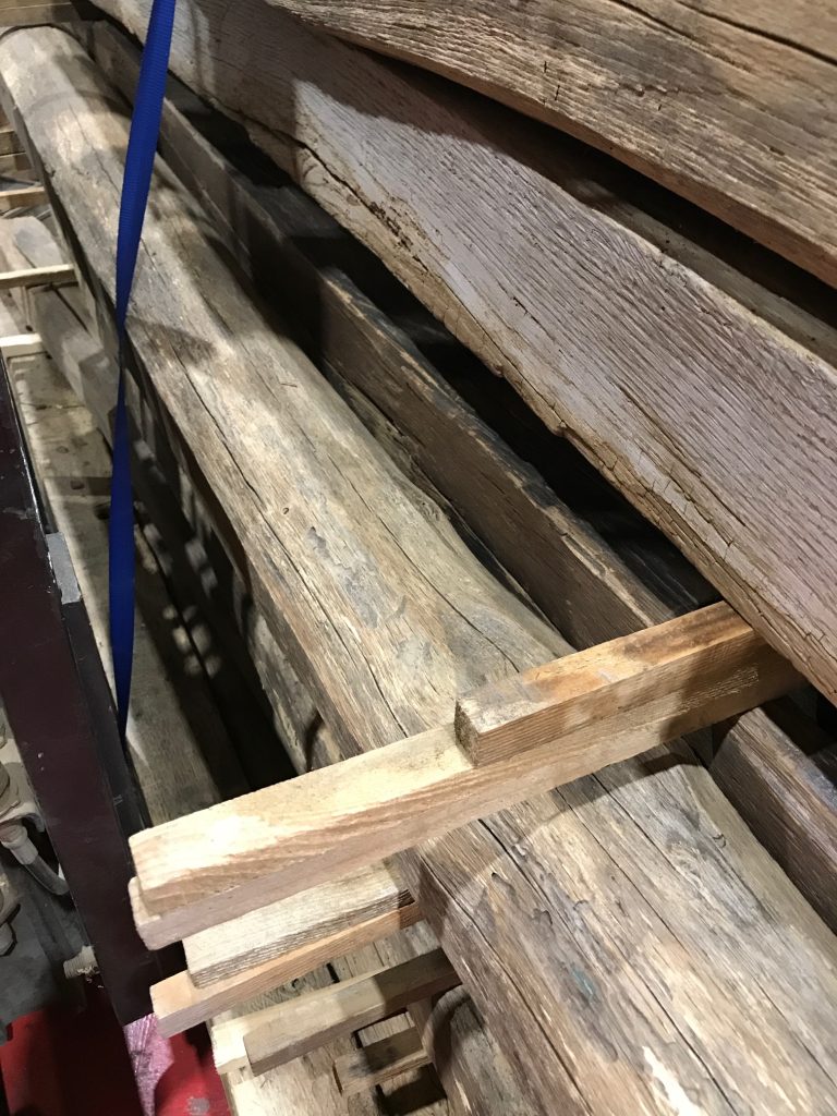 Reclaimed Oak Beams (Late 19th Century)