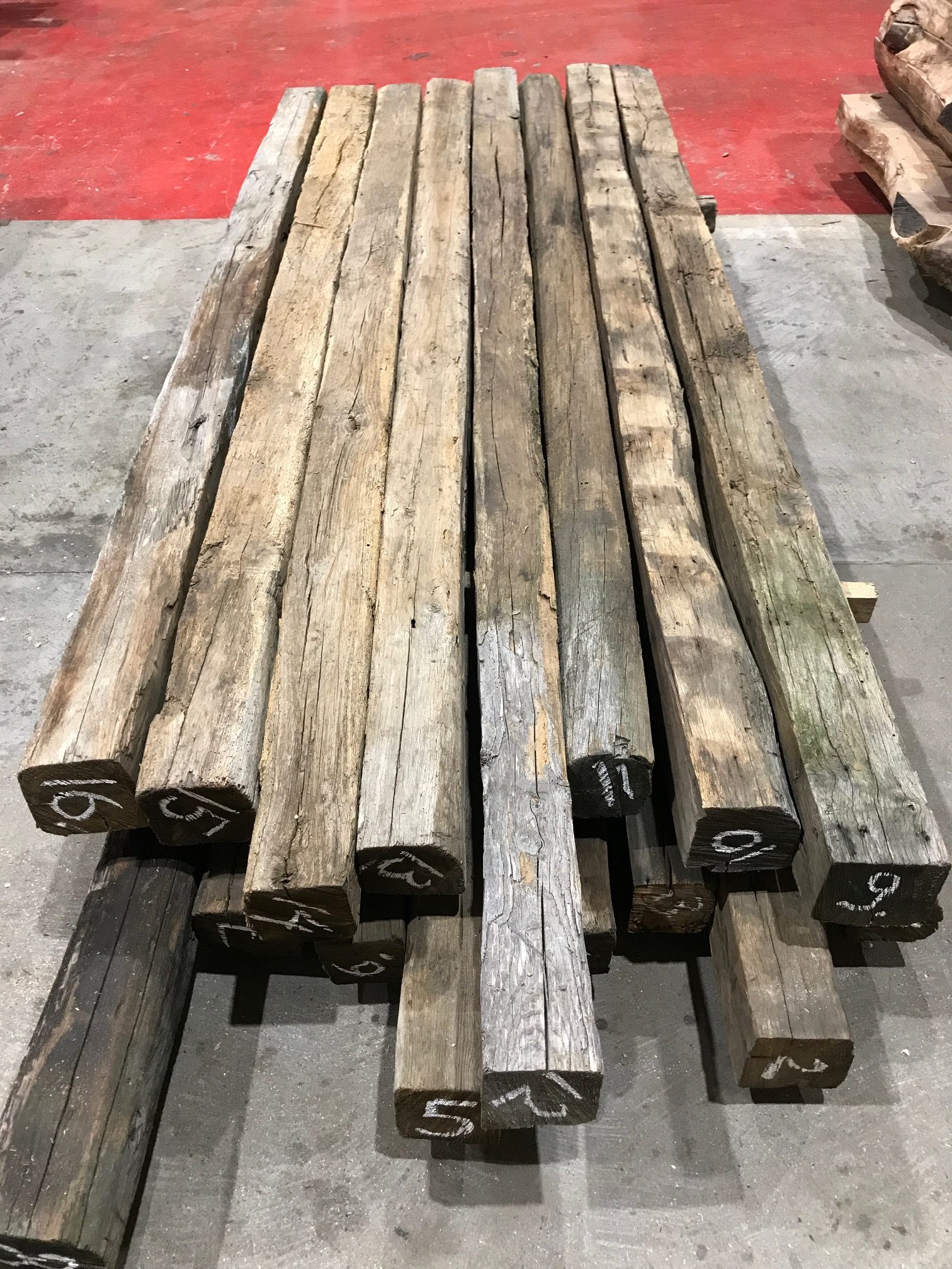 Reclaimed Oak Beams (Late 19th Century)