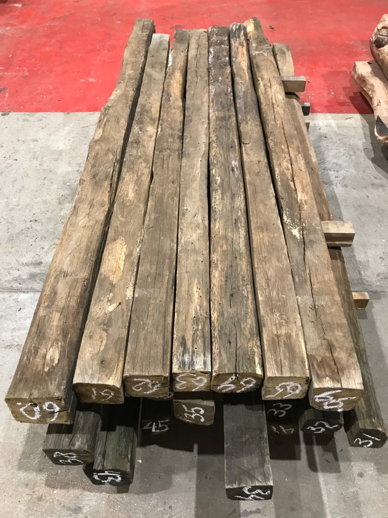Reclaimed Oak Beams (Late 19th Century)