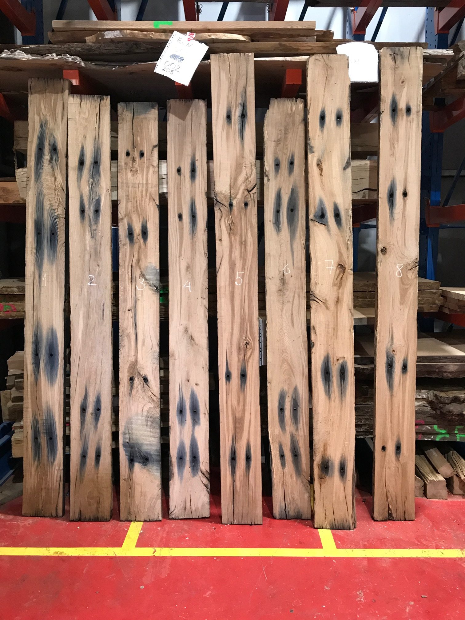 8 Oak sleepers