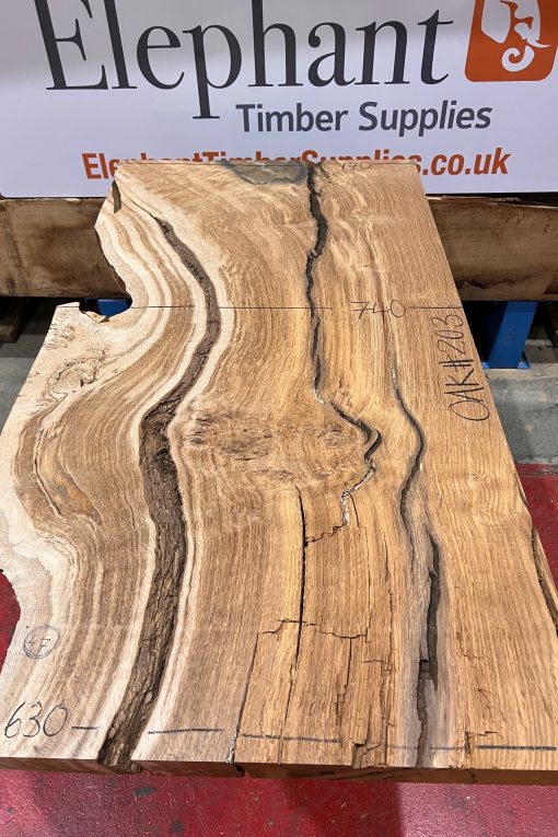 Oak #203 kiln dried and planed on both sides piece of wood for sale in East Sussex